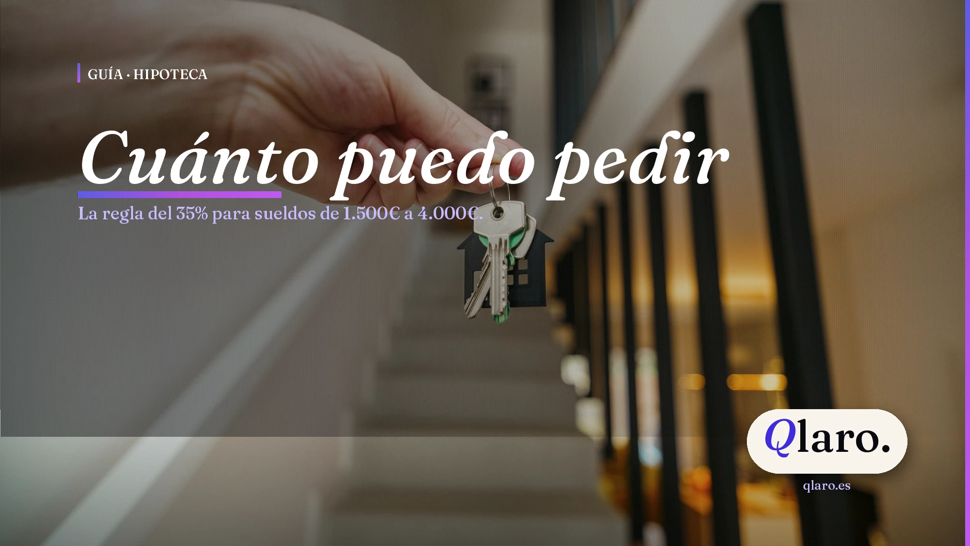 Calculadora de cuánto puedes pedir de hipoteca según tu sueldo