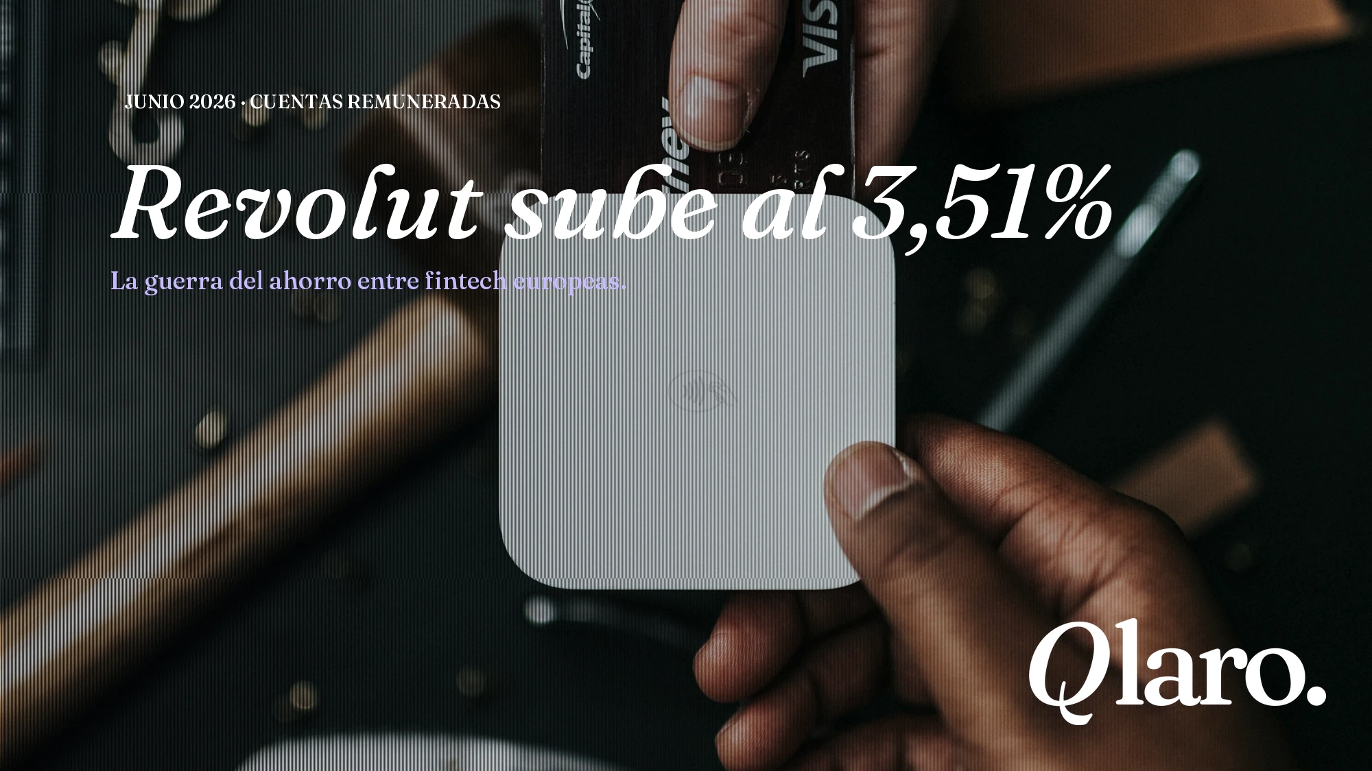 Revolut sube su cuenta remunerada al 3,51% TAE