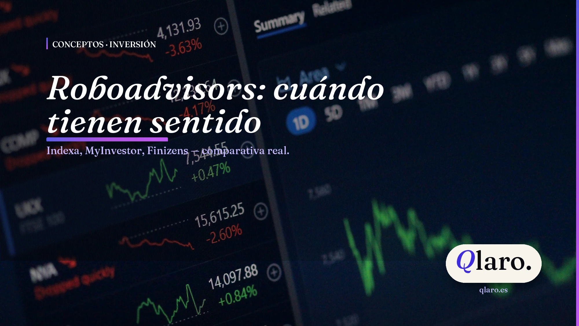 Pantallas de inversión — Roboadvisors